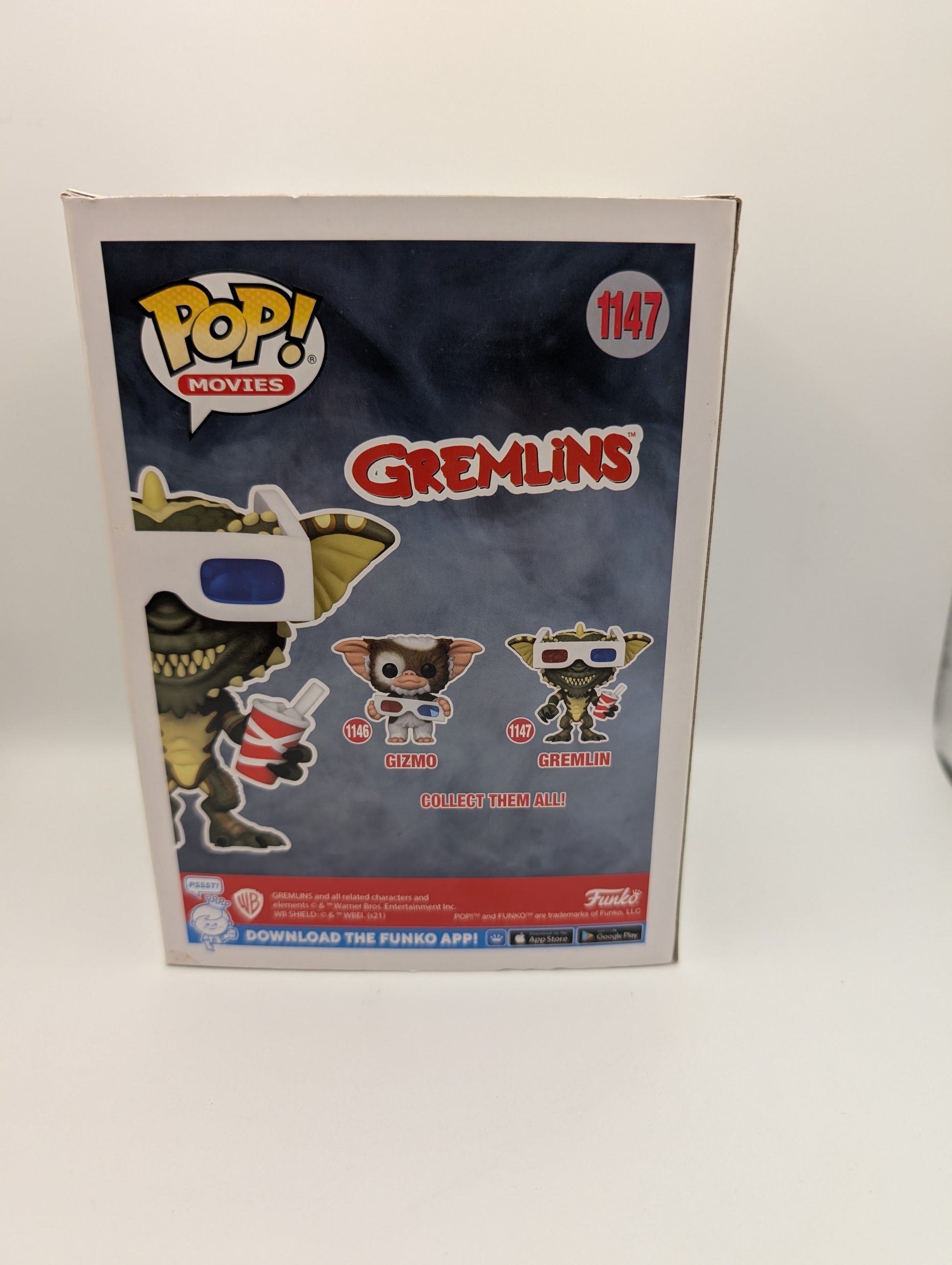GREMLIN 3D GLASSES 1147 Funko Pop Vinyl FRENLY BRICKS - Open 7 Days