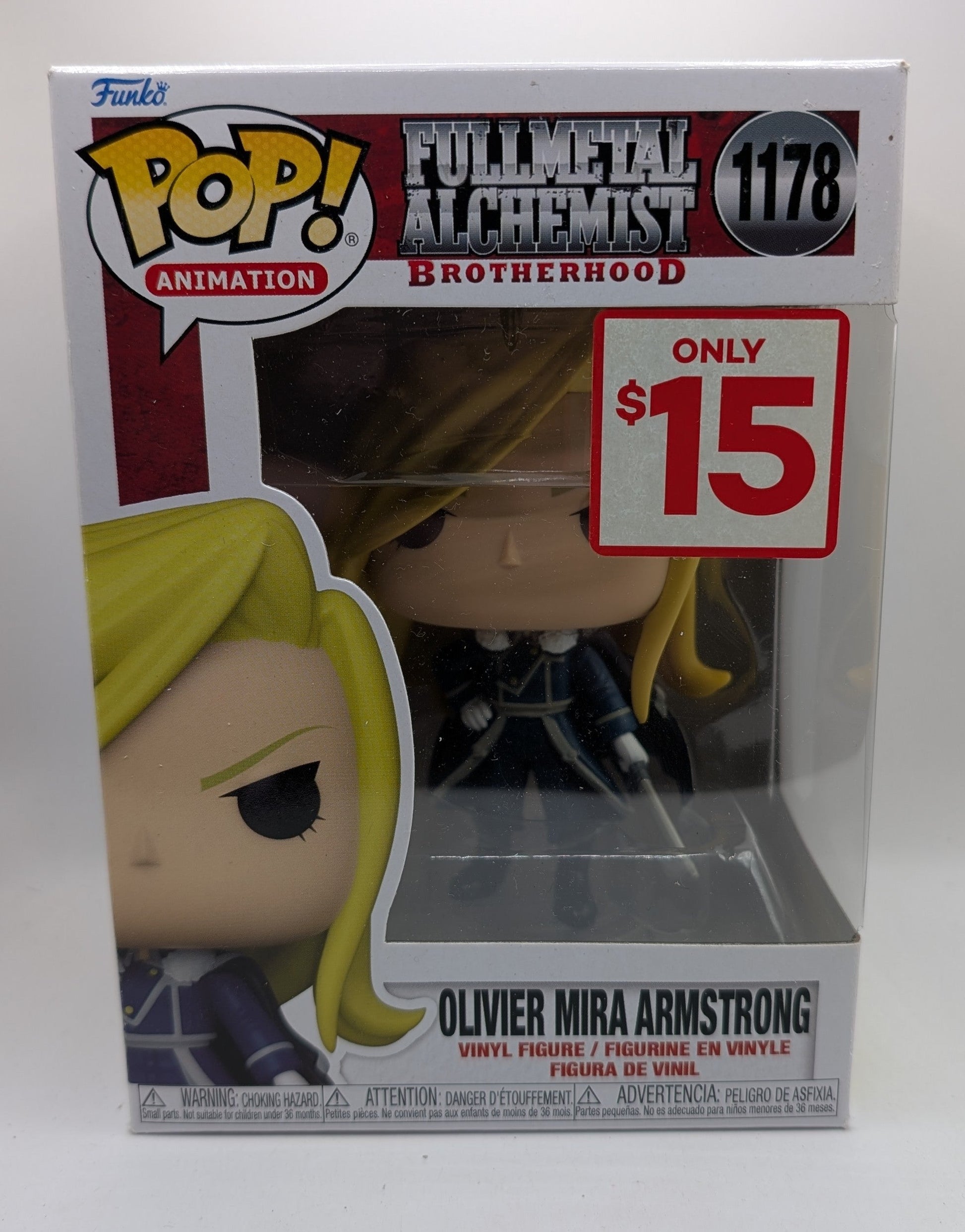 FullMetal Alchemist Brotherhood - Oliver Mira Armstrong #1178 - Funko Pop! Vinyl - New FRENLY BRICKS - Open 7 Days