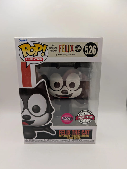 Funko POP! Vinyl Figure -526 Felix the Cat - Felix the Cat (Flocked) Special Ed FRENLY BRICKS - Open 7 Days