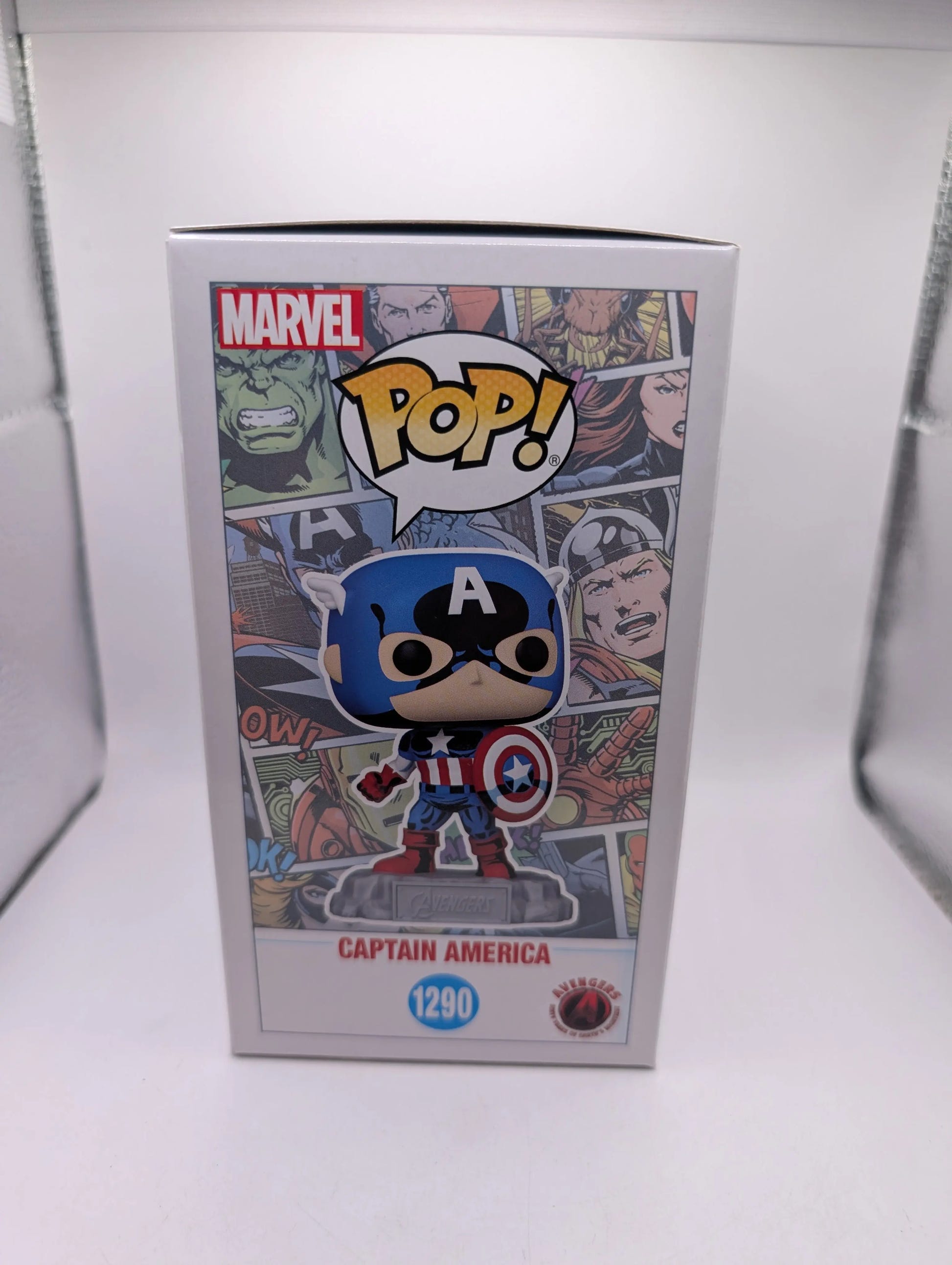The Avengers: Beyond Earth's Mightiest - Captain America 60th POP! Vinyl 1290, photo 2 image 2