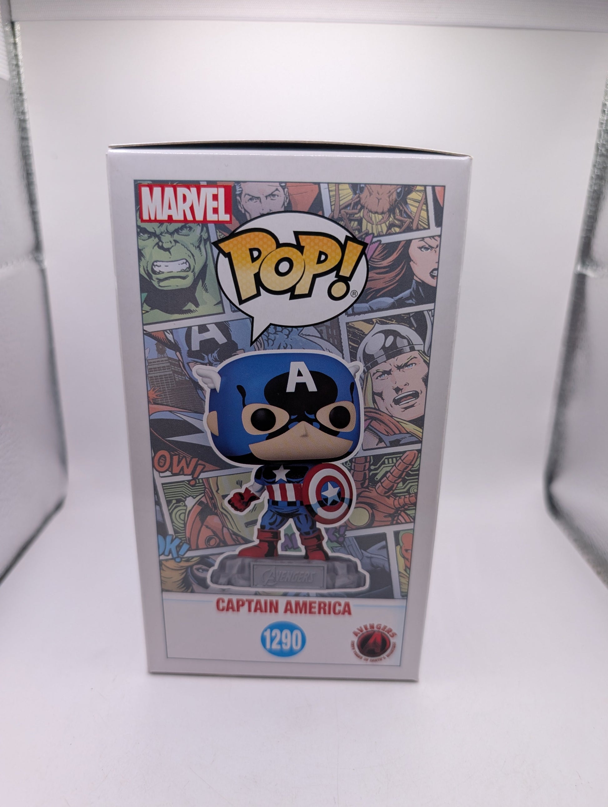 The Avengers: Beyond Earth's Mightiest - Captain America 60th Pop! Vinyl 1290 FRENLY BRICKS - Open 7 Days