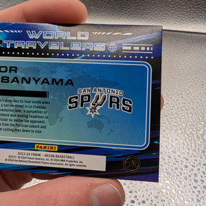 Victor Wembanyama 08/10 RC Recon World Travelers Panini FRENLY BRICKS - Open 7 Days