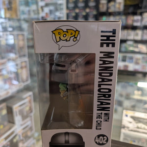 Star Wars - Mandalorian with the Child Jetpack Flying Pop! Vinyl Figure #402 FRENLY BRICKS - Open 7 Days