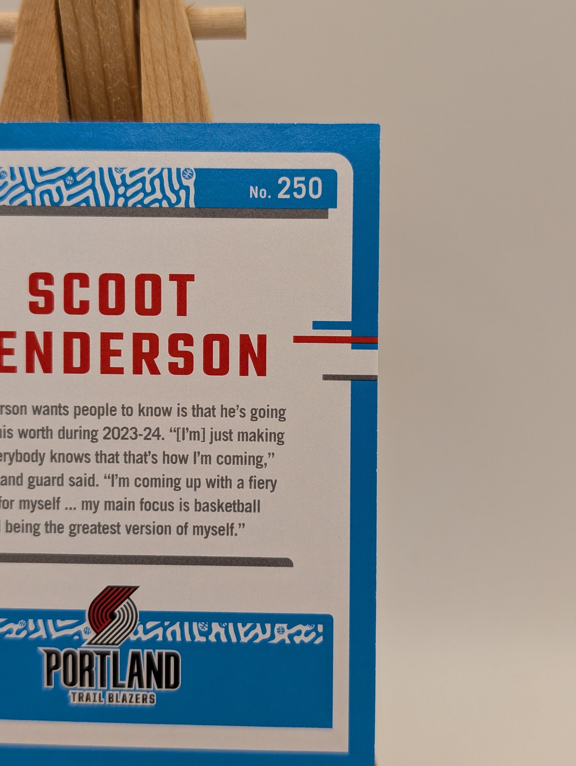 2023-24 Panini Donruss - [Base] - Choice Black Gold #250 - Rated Rookie - Scoot Henderson /8 FRENLY BRICKS - Open 7 Days