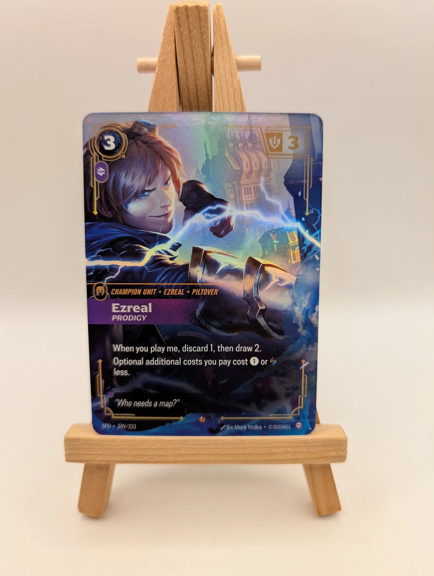 League of Legends - Ezreal 149/221 Riftbound Spiritforged | Ezreal Prodigy FRENLY BRICKS - Open 7 Days