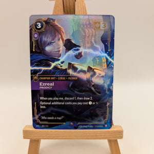 League of Legends - Ezreal 149/221 Riftbound Spiritforged | Ezreal Prodigy FRENLY BRICKS - Open 7 Days