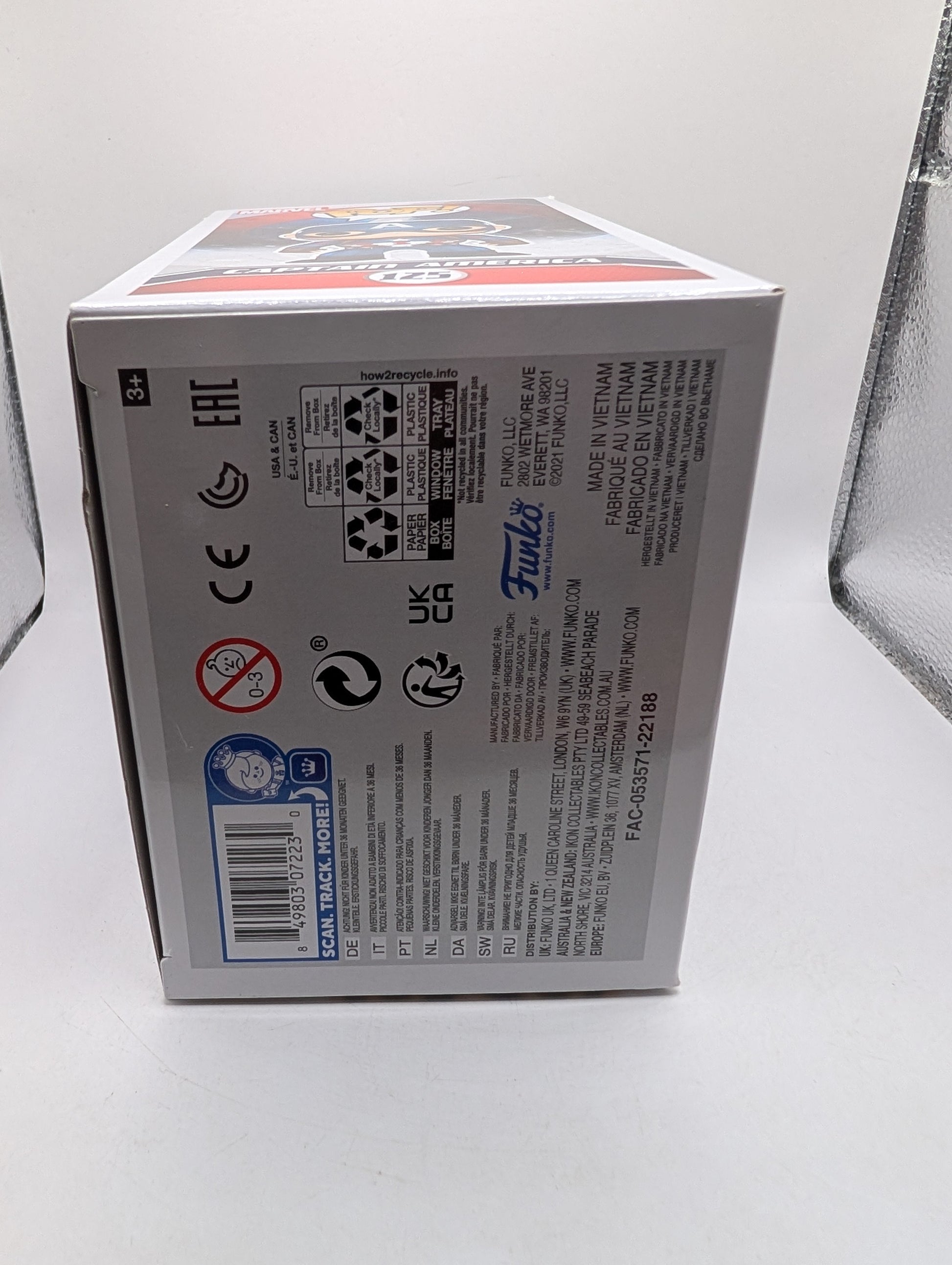 Funko Pop Vinyl - Marvel - Captain America 125 FRENLY BRICKS - Open 7 Days