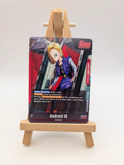 Android 18 (Alternate Art) Leader Rivals Clash FB06-001 NM Holo FRENLY BRICKS - Open 7 Days
