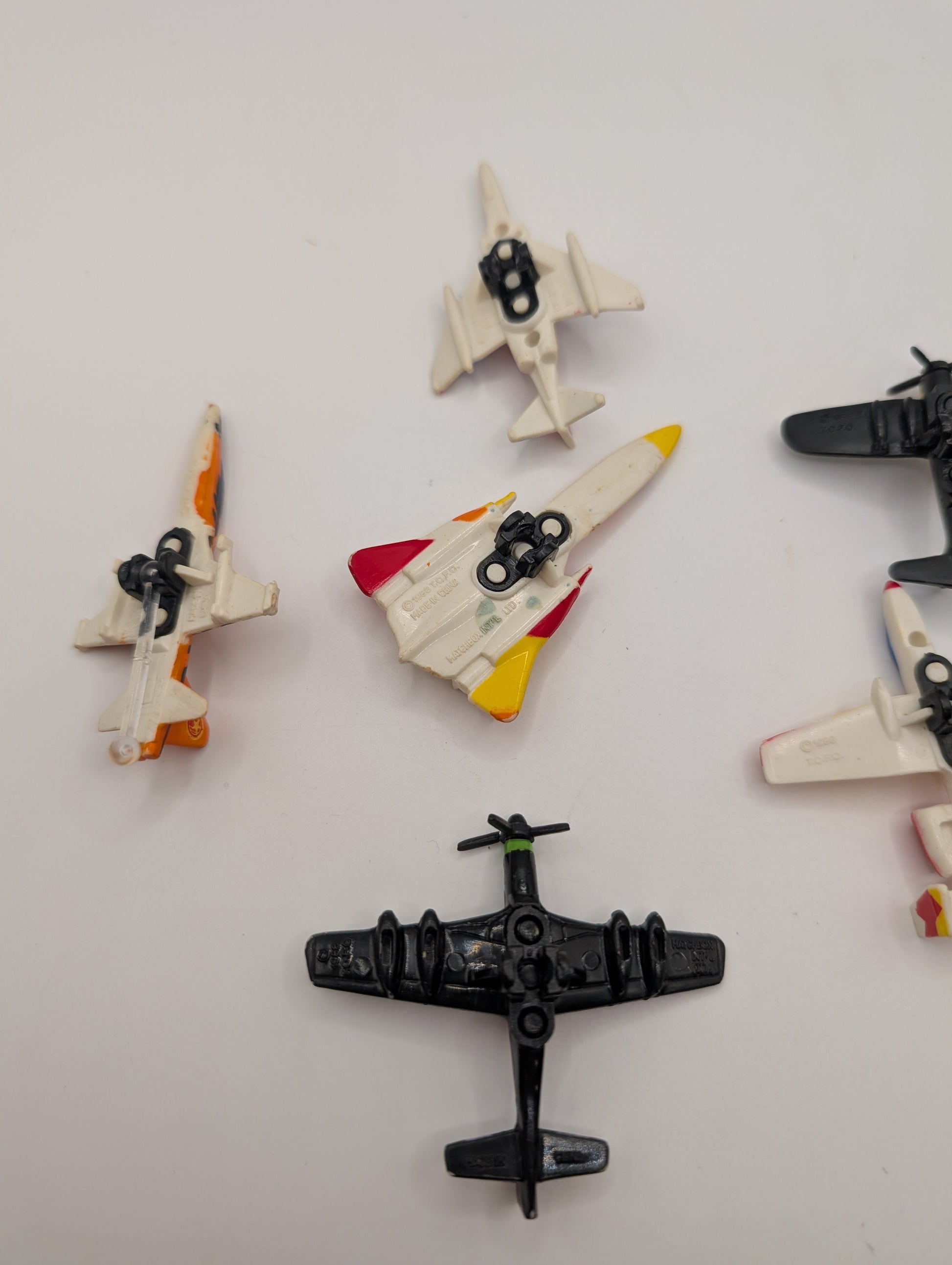 Vintage 1988 Matchbox Ring Raiders Skull Squadron Micro Machine Toy Airplanes LOT FRENLY BRICKS - Open 7 Days