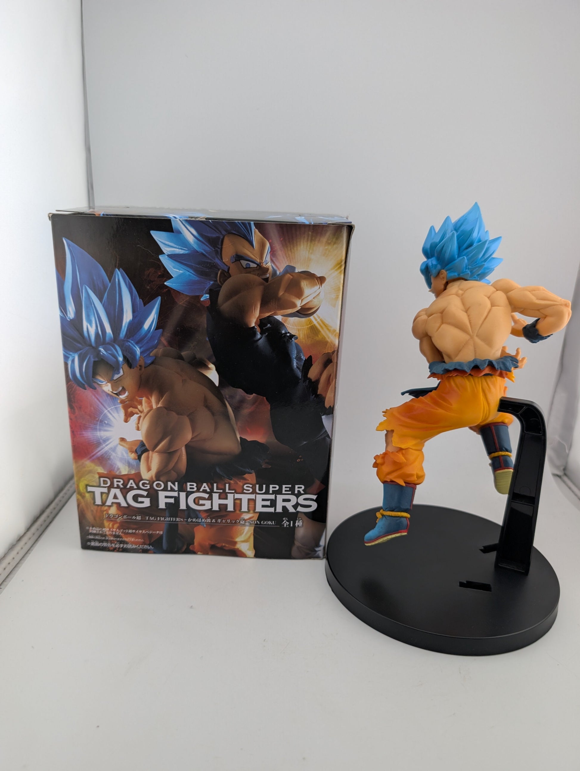 Bandai Banpresto Dragon Ball Super Tag Fighters SSGSS Goku Son ex display FRENLY BRICKS - Open 7 Days