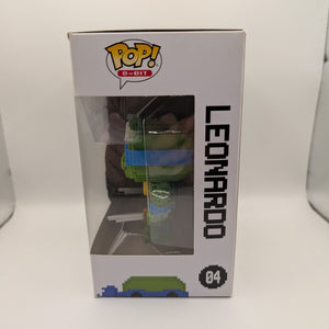 FUNKO POP 8-BIT TEENAGE MUTANT NINJA TURTLES #04 LEONARDO VINYL FIGURE FRENLY BRICKS - Open 7 Days