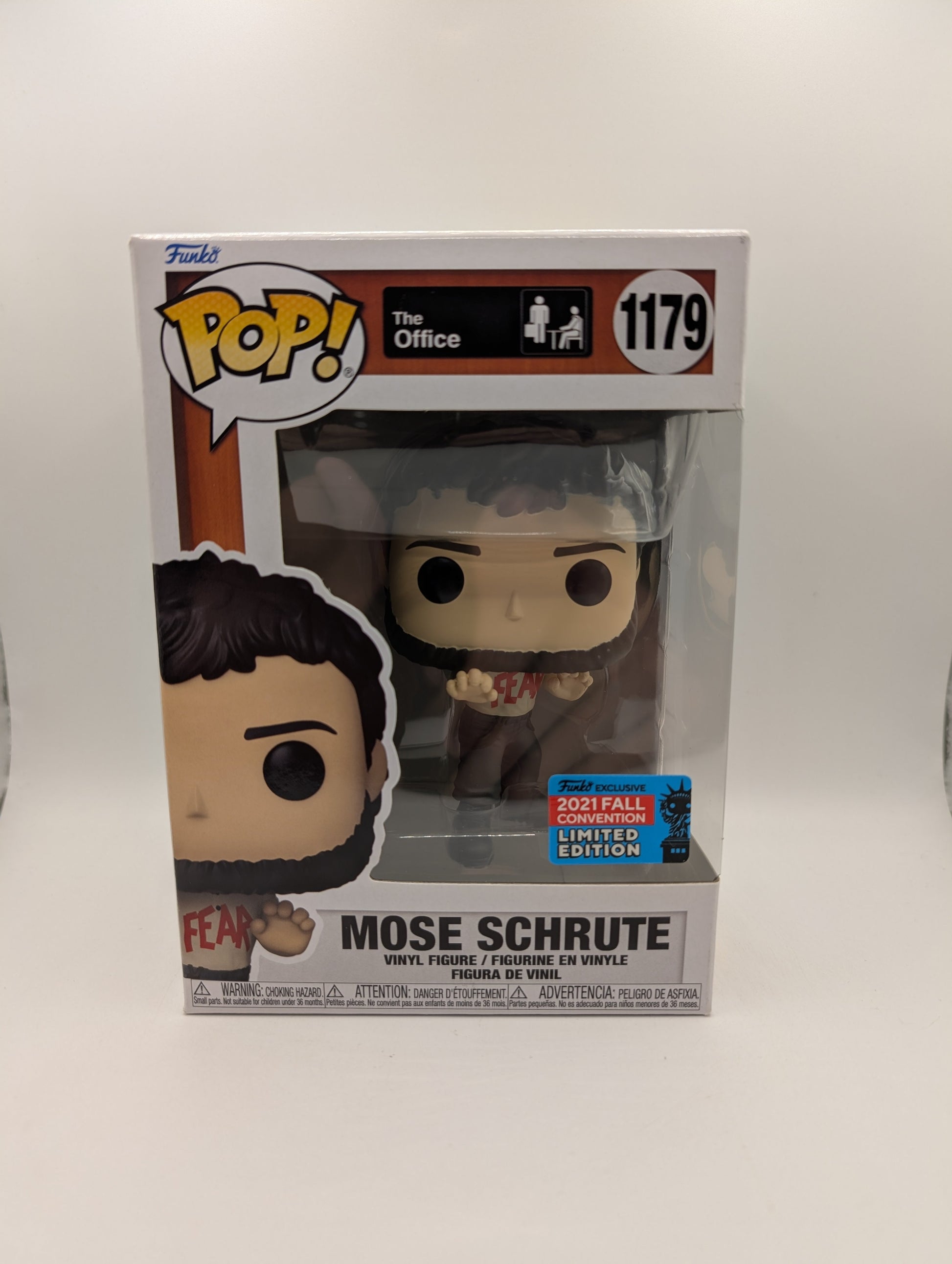 Funko Pop The Office Mose Schrute 1179 2021 Fall Con Limited Edition FRENLY BRICKS - Open 7 Days