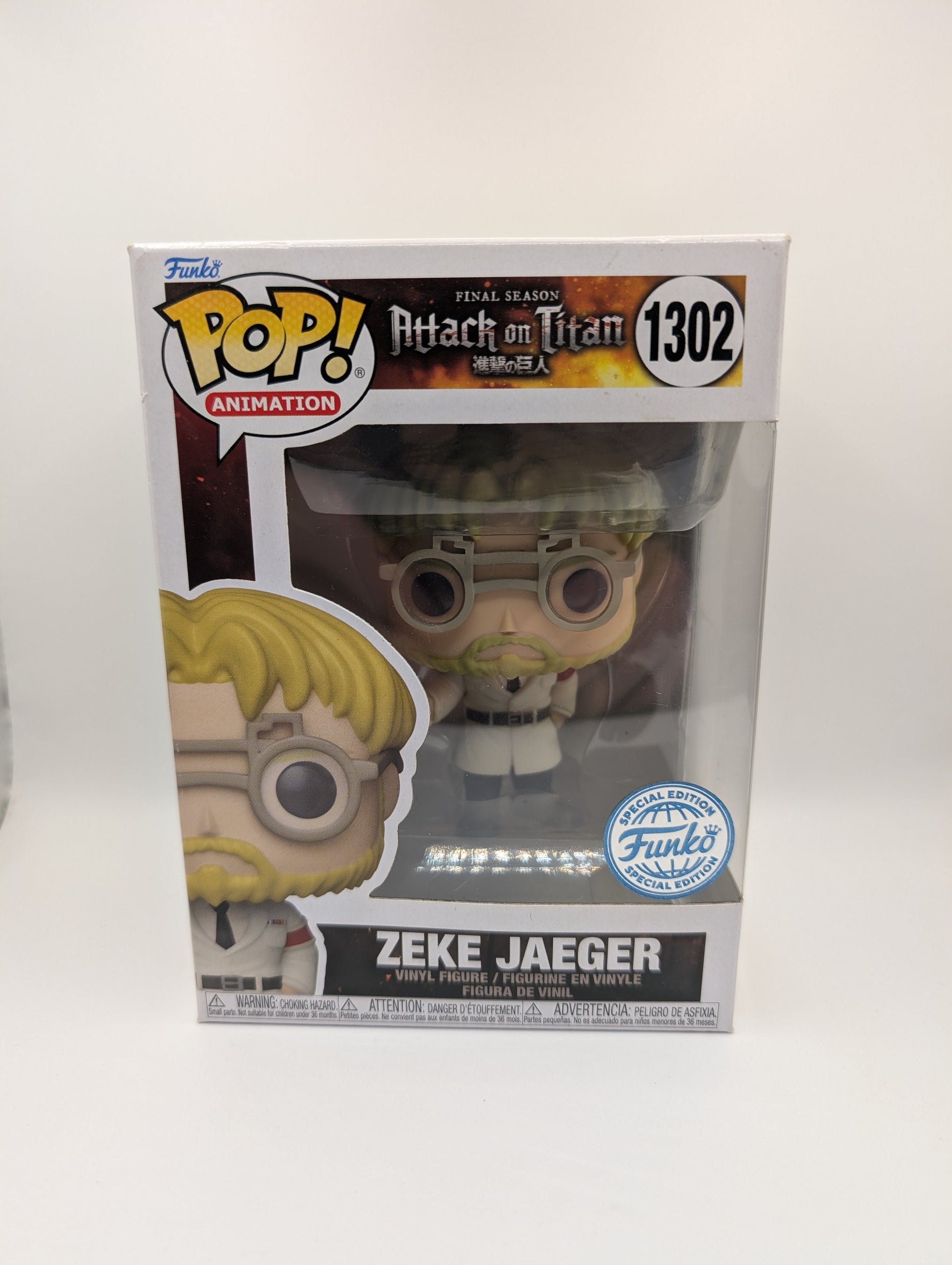Animation Funko Pop - Zeke Jaeger - Attack on Titan - No. 1302 FRENLY BRICKS - Open 7 Days