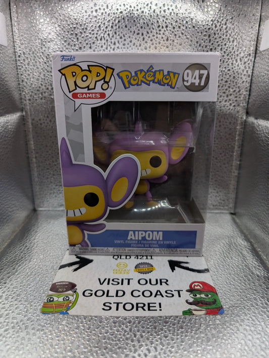 Funko Pop Games Pokemon Aipom #947 Vinyl Figure FRENLY BRICKS - Open 7 Days