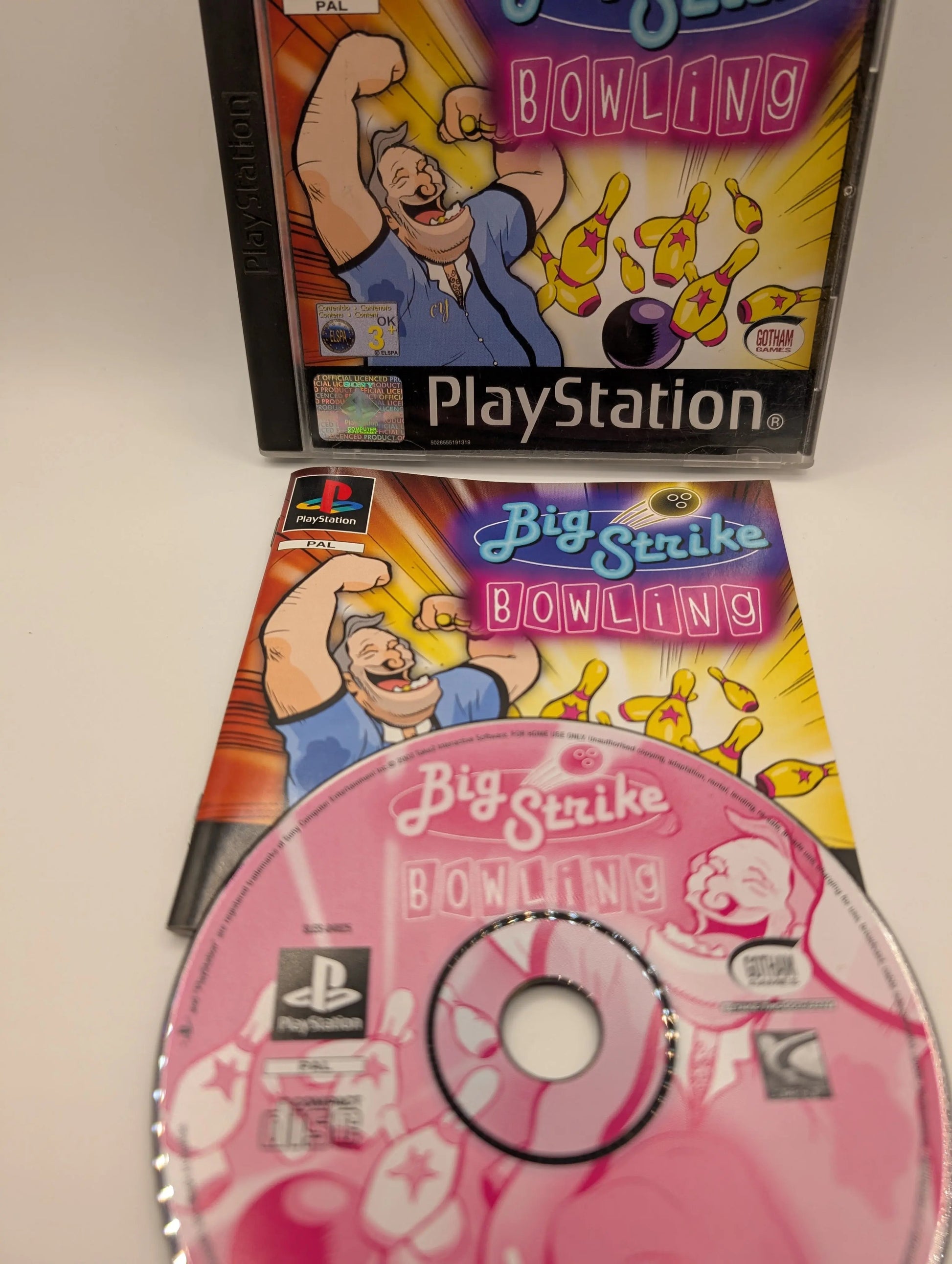 Big Strike Bowling (PS1, 2003) - PAL - Complete in Case PlayStation 1 Video Game FRENLY BRICKS - Open 7 Days