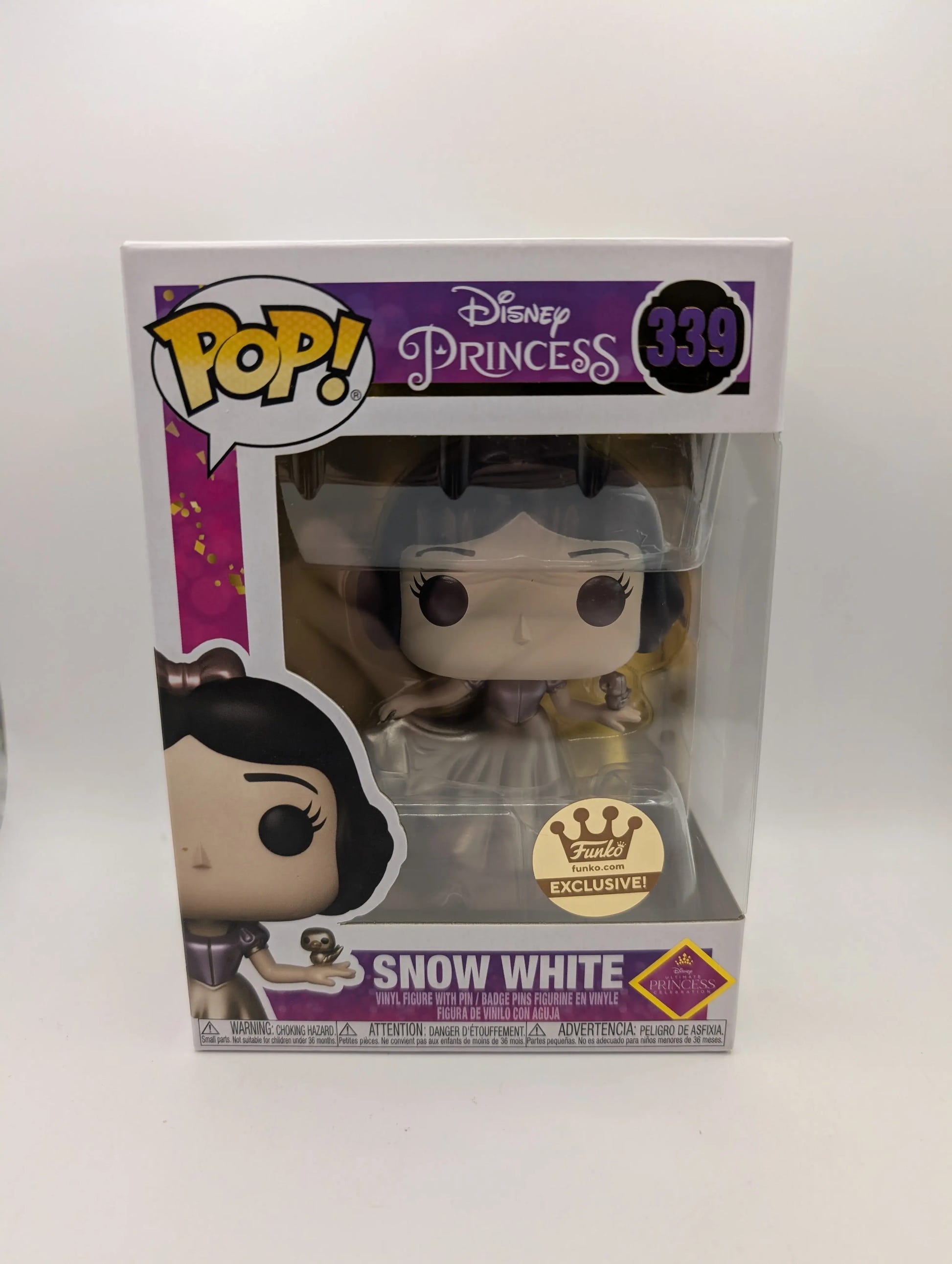 Disney Princess Snow White (with pin) Funko Pop! Vinyl #339 Exclusive FRENLY BRICKS - Open 7 Days image 1