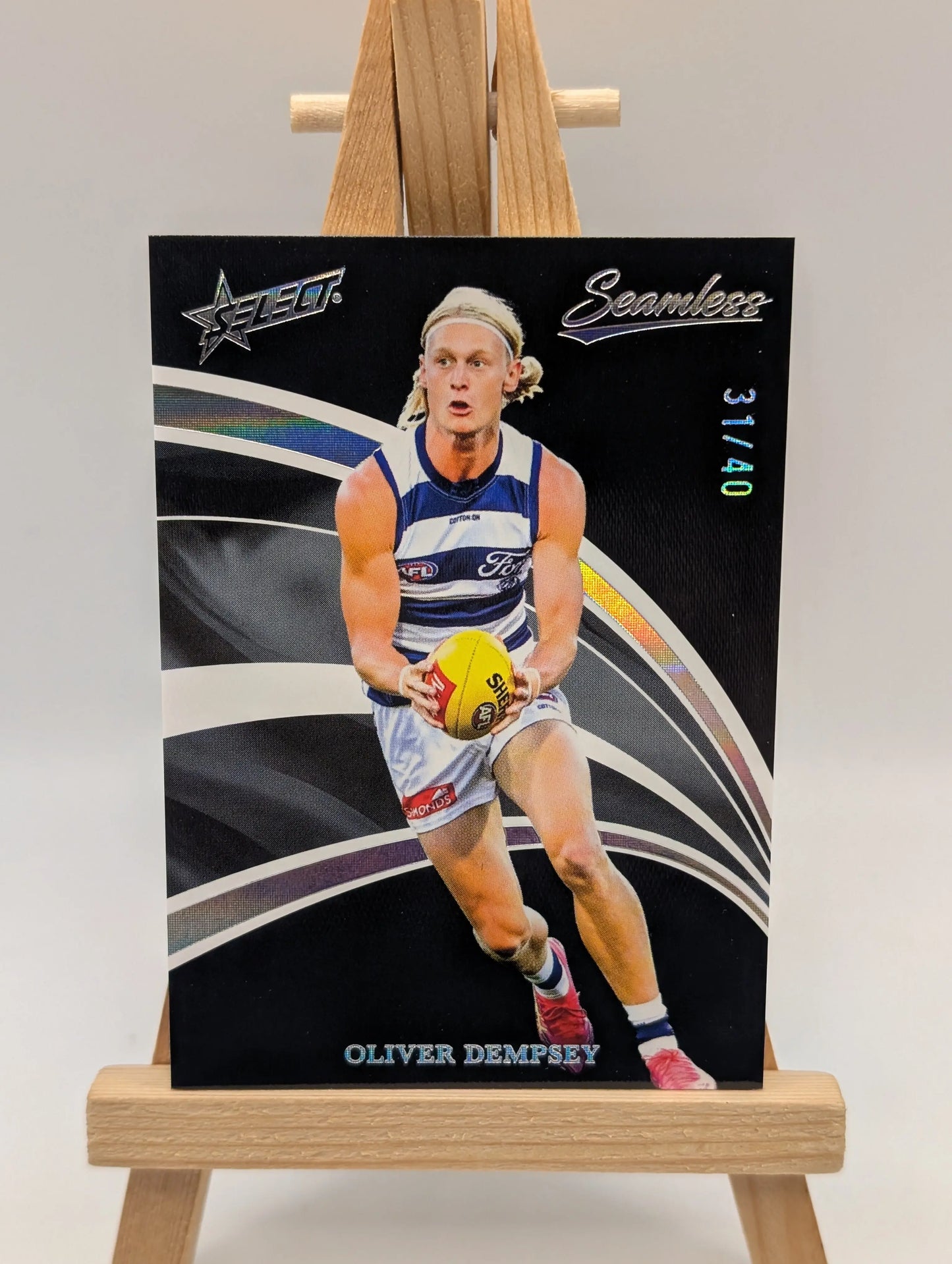 2025 Select AFL Seamless Black Oliver Dempsey /40 Geelong Cats FRENLY BRICKS - Open 7 Days