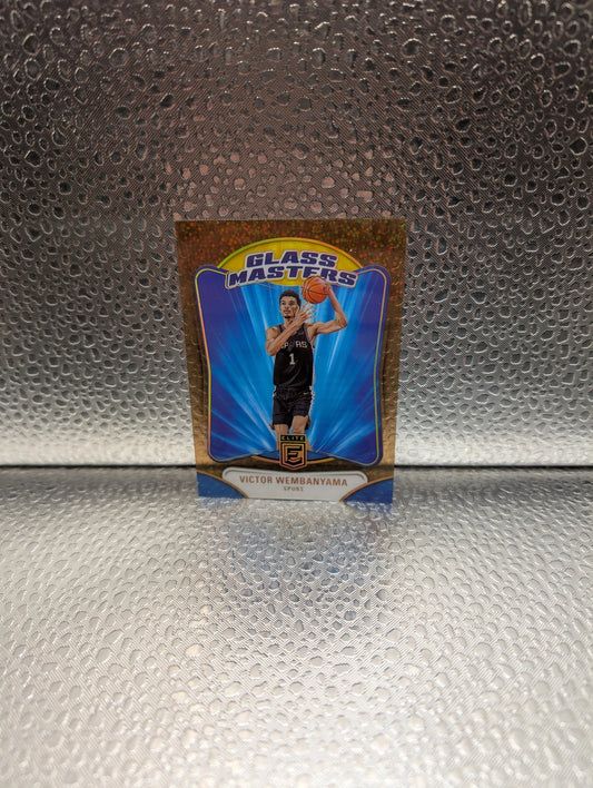Victor Wembanyama 04/10 Glass Masters Panini Elite FRENLY BRICKS - Open 7 Days