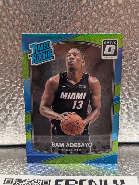 2017-18 Donruss Optic - BAM ADEBAYO - Lime Green Rated Rookie /175 FRENLY BRICKS - Open 7 Days