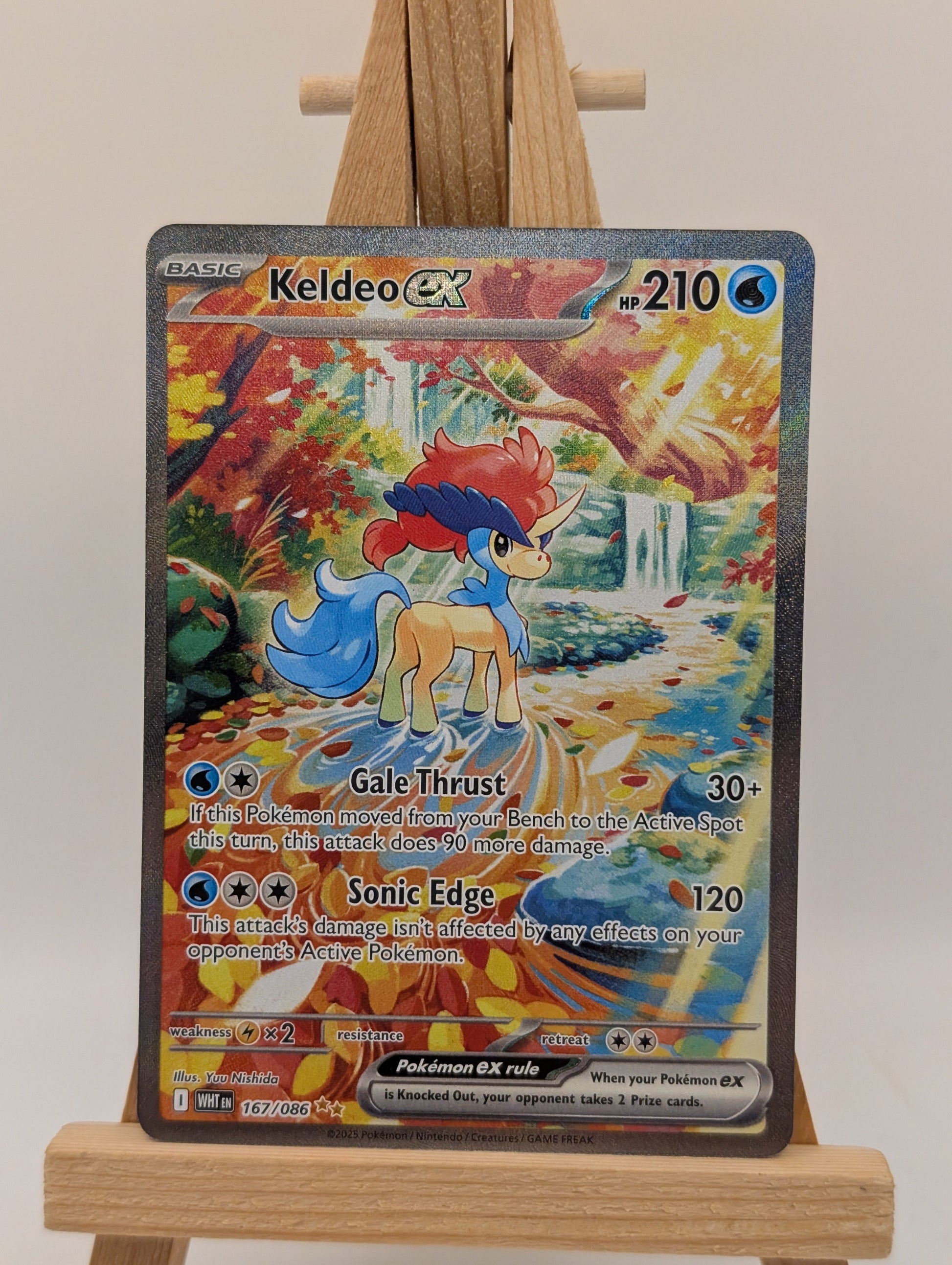 KELDEO EX - #167/086- NM - SIR - WHITE FLARE - POKEMON ENGLISH FRENLY BRICKS - Open 7 Days