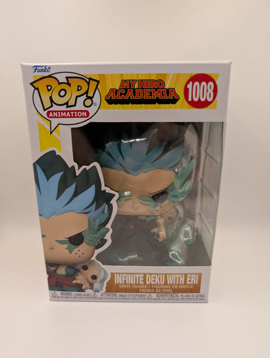 Funko Pop My Hero Academia INFINITE DEKU WITH ERI #1008 Anime Vinyl Figure FRENLY BRICKS - Open 7 Days