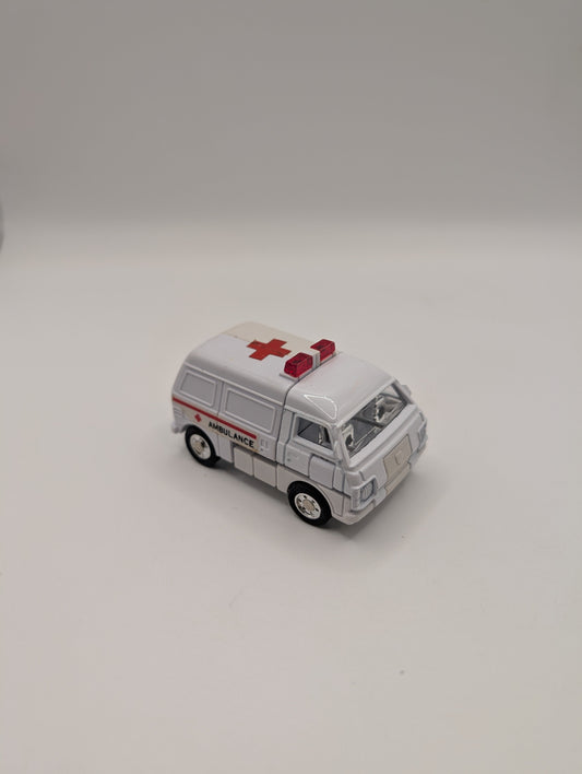1983 Tonka GoBots Ambulance Van Transformers FRENLY BRICKS - Open 7 Days