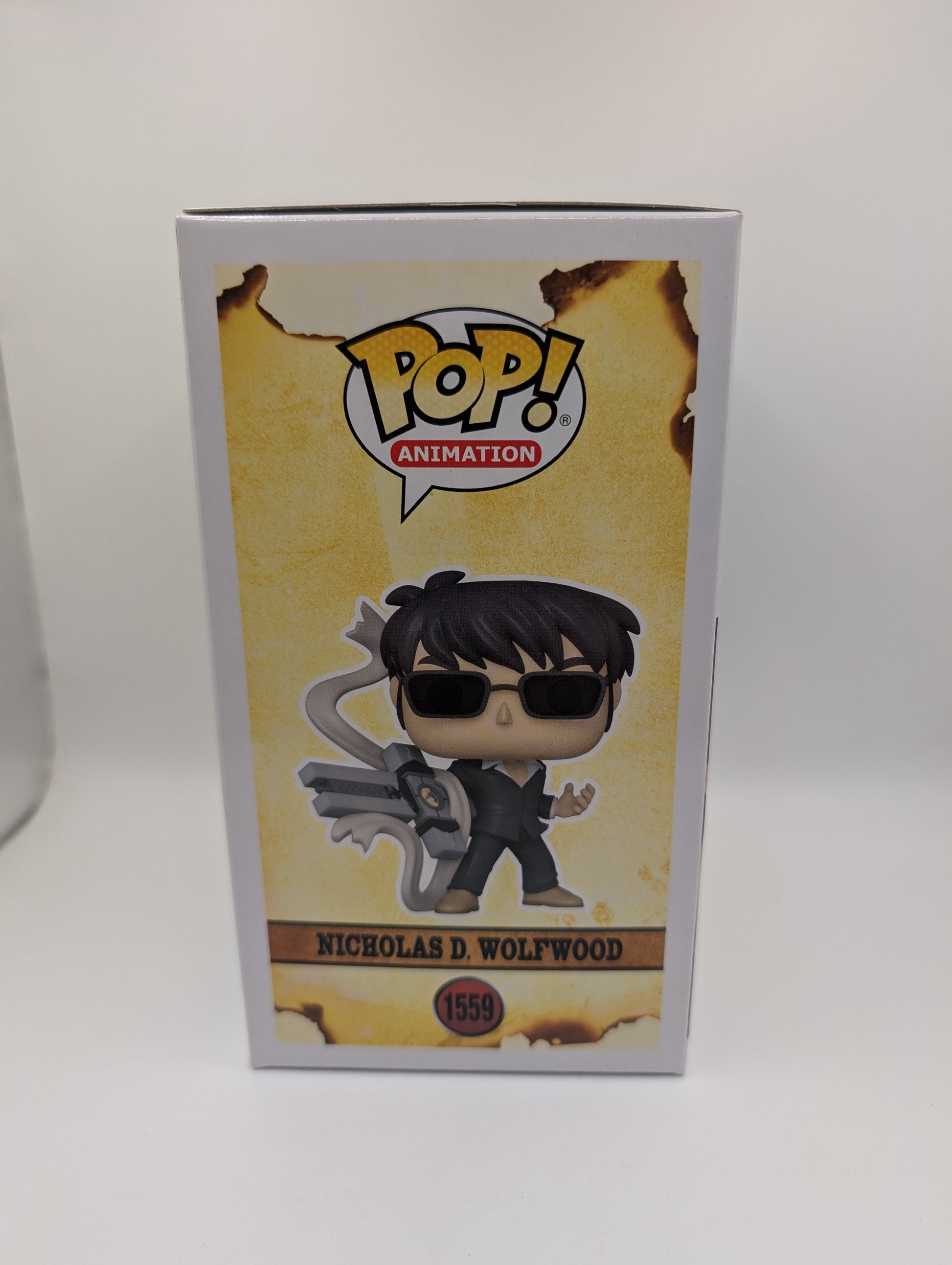 Animation - Trigun - 1559 Nicholas D. Wolfwood - Pop! Vinyl Figure FRENLY BRICKS - Open 7 Days