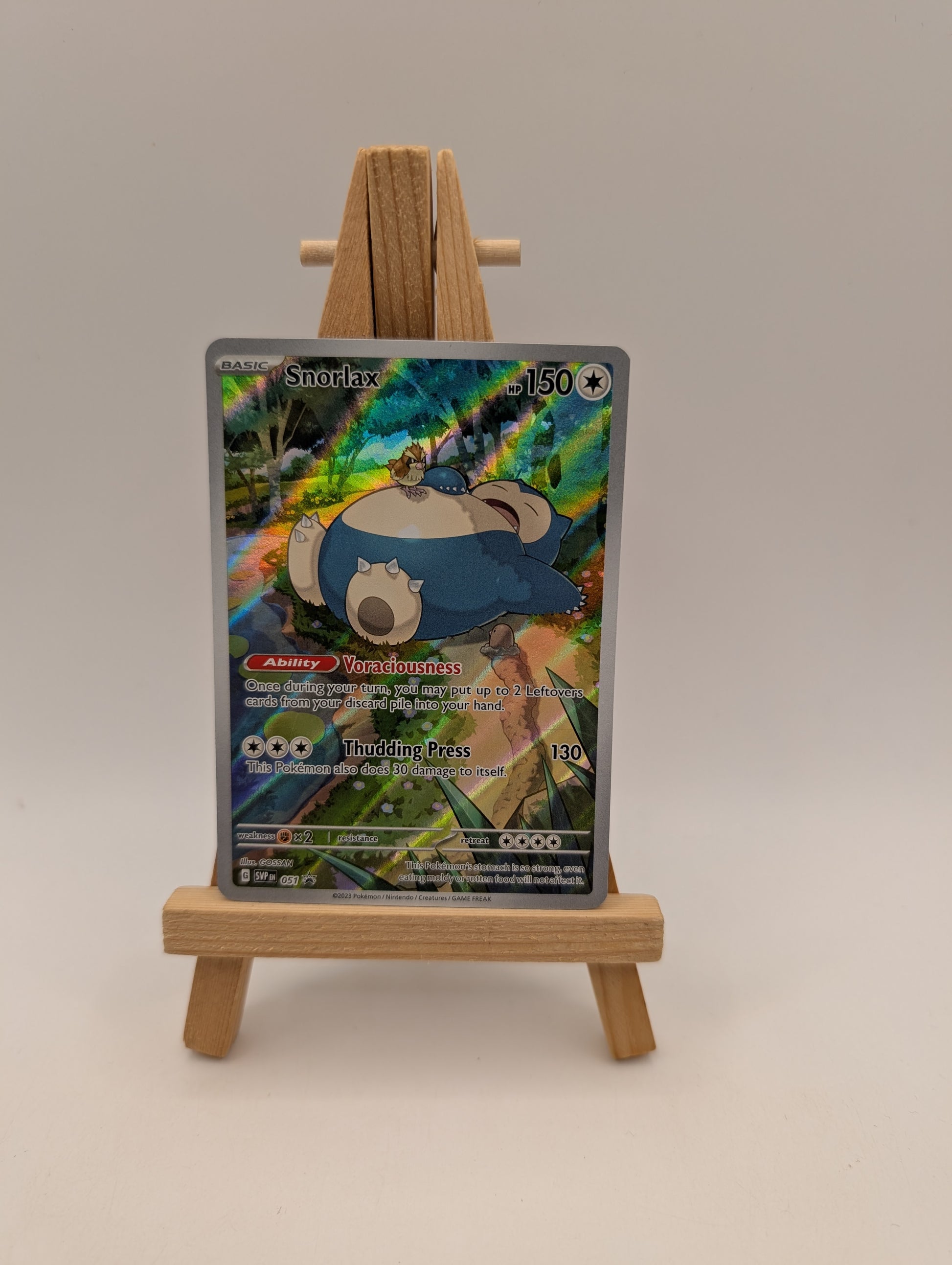 Snorlax - SVP 051 - Illustration Rare - Black Star Promo - Pokemon Card