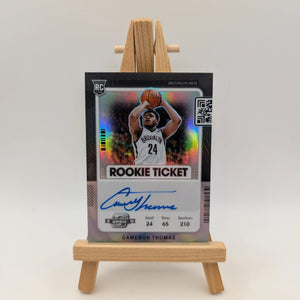 2021 Contenders Optic Cameron Thomas Variation Auto 137 FRENLY BRICKS - Open 7 Days