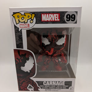 Funko POP! Marvel - Carnage #99 Vinyl Bobble-Head FRENLY BRICKS - Open 7 Days