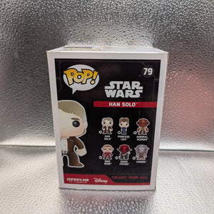 FUNKO Pop Vinyl Han Solo Star Wars #79 FRENLY BRICKS - Open 7 Days