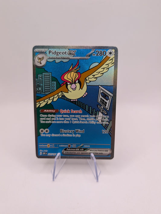 Pidgeot ex 225/197 SV03: Obsidian Flames Holo MP FRENLY BRICKS - Open 7 Days