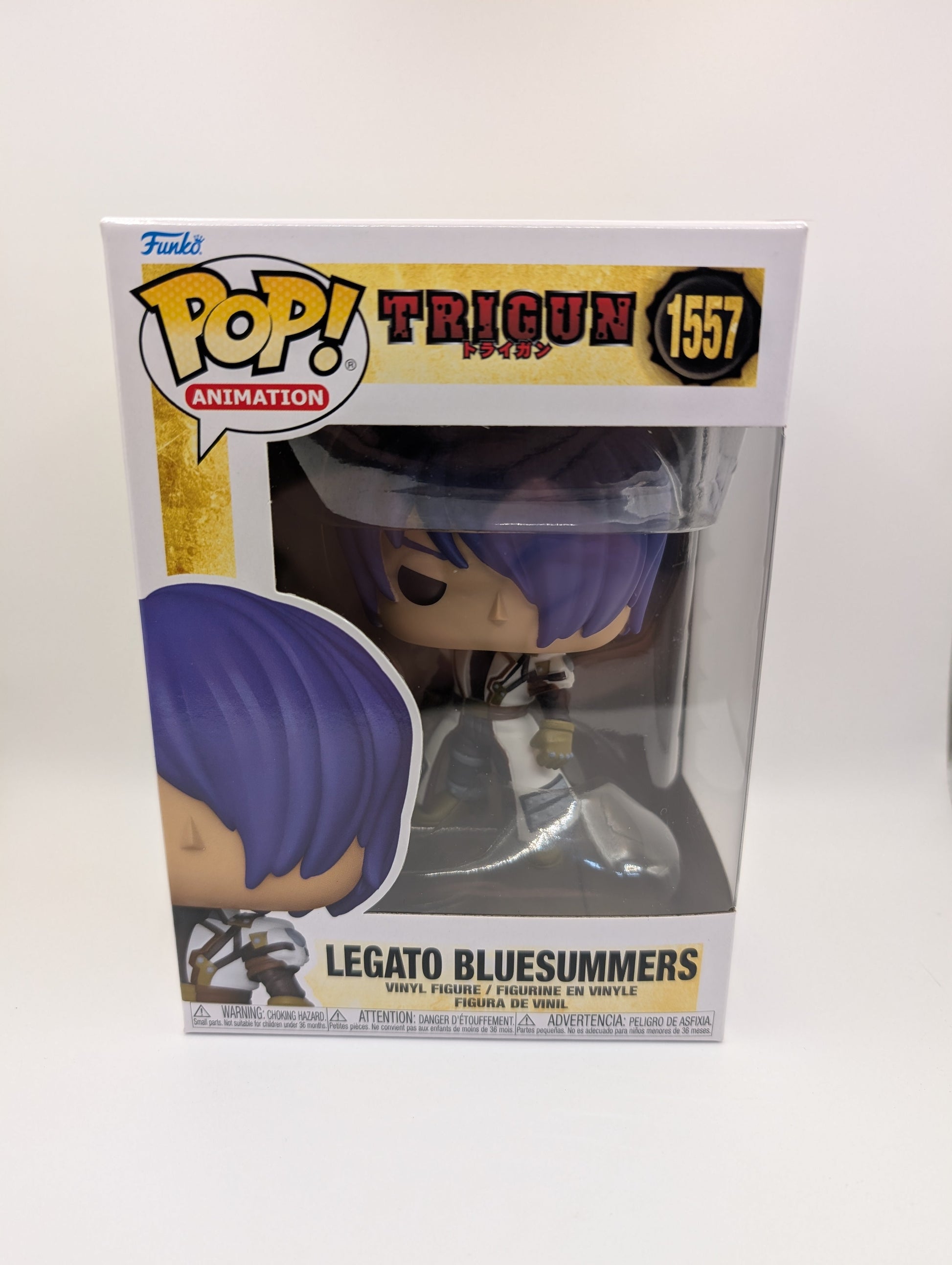 Funko Pop Animation Trigun 1557 Legato Bluesummers Anime Vinyl Figure FRENLY BRICKS - Open 7 Days