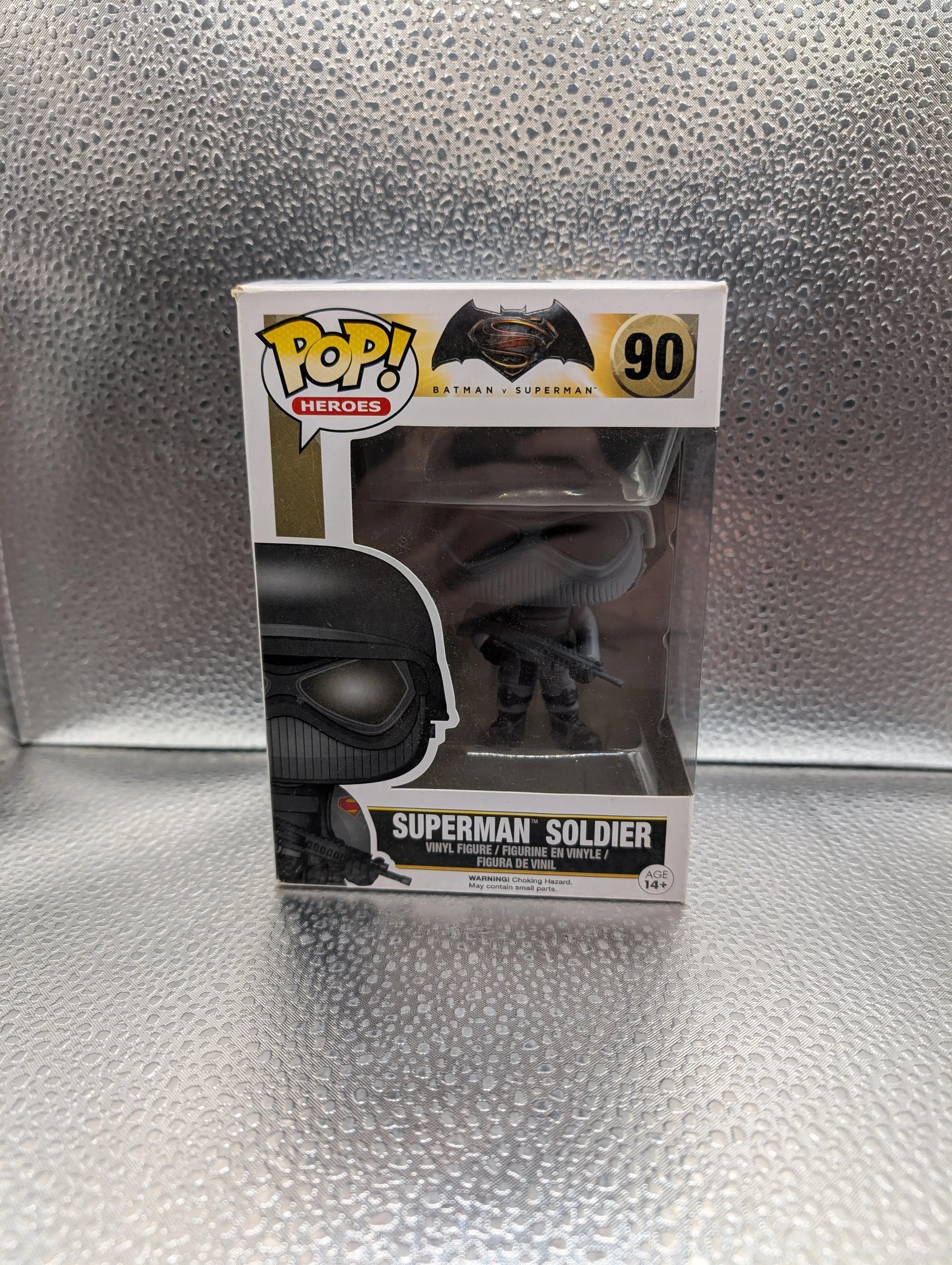 FUNKO Pop Vinyl Superman Soldier #90 FRENLY BRICKS - Open 7 Days