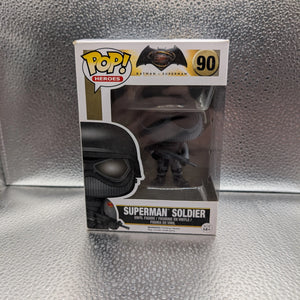 FUNKO Pop Vinyl Superman Soldier #90 FRENLY BRICKS - Open 7 Days