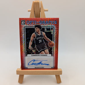 2023 Donruss Optic CAM THOMAS Red Mojo Opti-Graphs Auto OG-CAM Nets