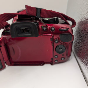 Nikon D5200 Digital Camera Red 24.1 Megapixel 3.2