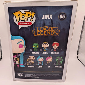Funko Pop! Vinyl Jinx 05 League Of Legends LoL Games Vaulted Rare FRENLY BRICKS - Open 7 Days