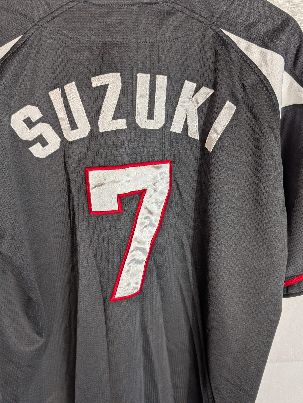 Nippon Baseball Chiba Lotte Marines Away Black/Red 2014-2016 XL Jersey, photo 12 image 12