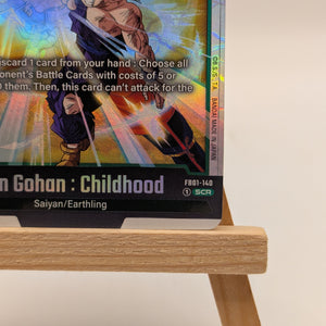 Dragon Ball Fusion World FB01-140 Son Gohan SCR Childhood Awakened Pulse Secret FRENLY BRICKS - Open 7 Days