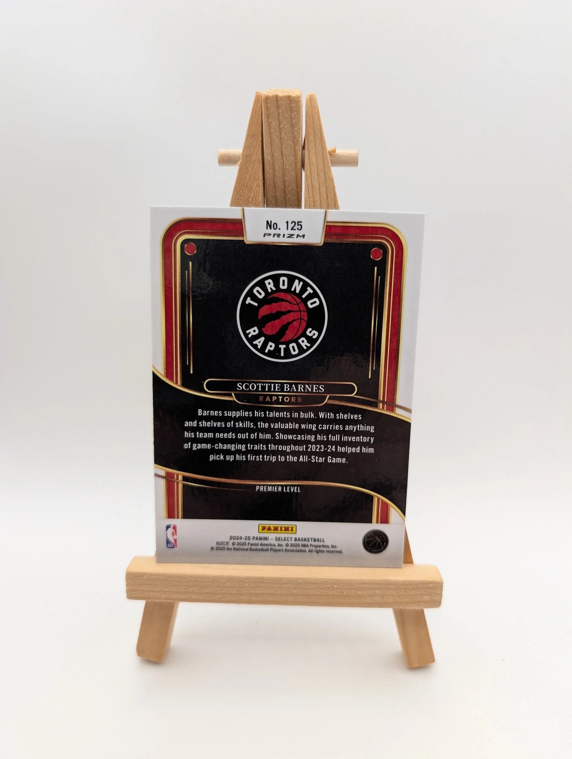 2024-25 SCOTTIE BARNES PANINI SELECT PREMIER Cosmic Prizm #125 FRENLY BRICKS - Open 7 Days