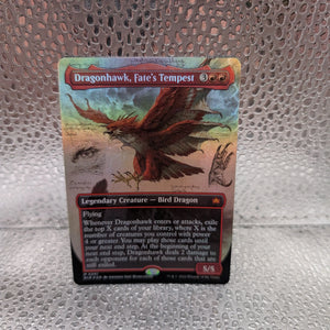 Dragonhawk, Fate's Tempest - Borderless M MTG Bloomburrow FRENLY BRICKS - Open 7 Days