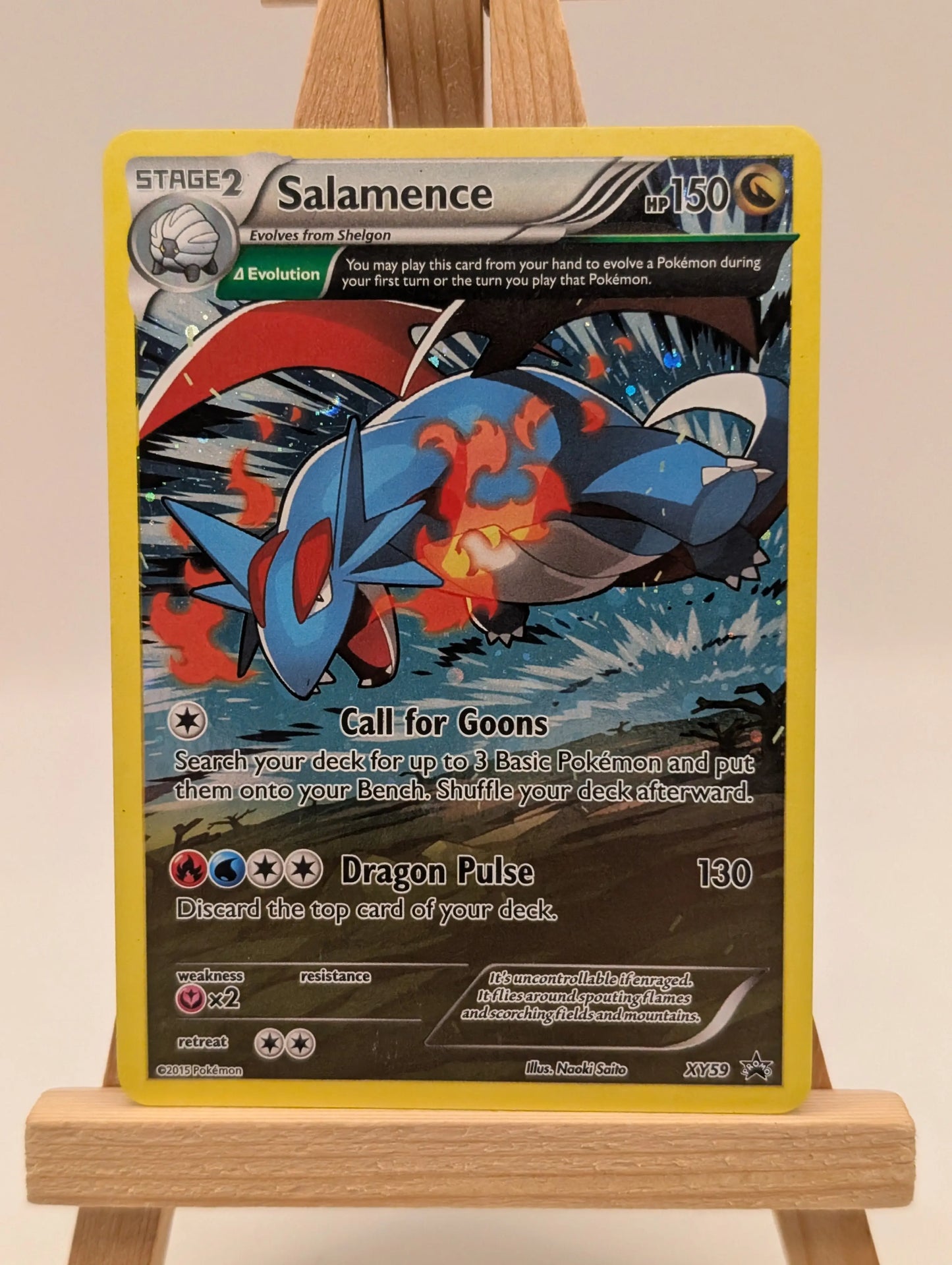 Salamence XY59 Black Star Promo Cosmos Holo XY English POKEMON FRENLY BRICKS - Open 7 Days