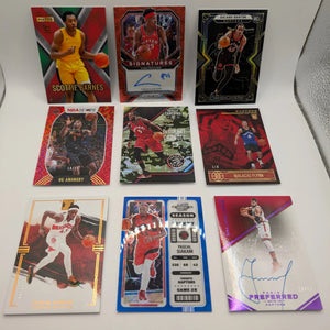 Toronto Raptors NBA Basketball Card Lot, Rookies, Patch, Auto, Scottie Barnes FRENLY BRICKS - Open 7 Days