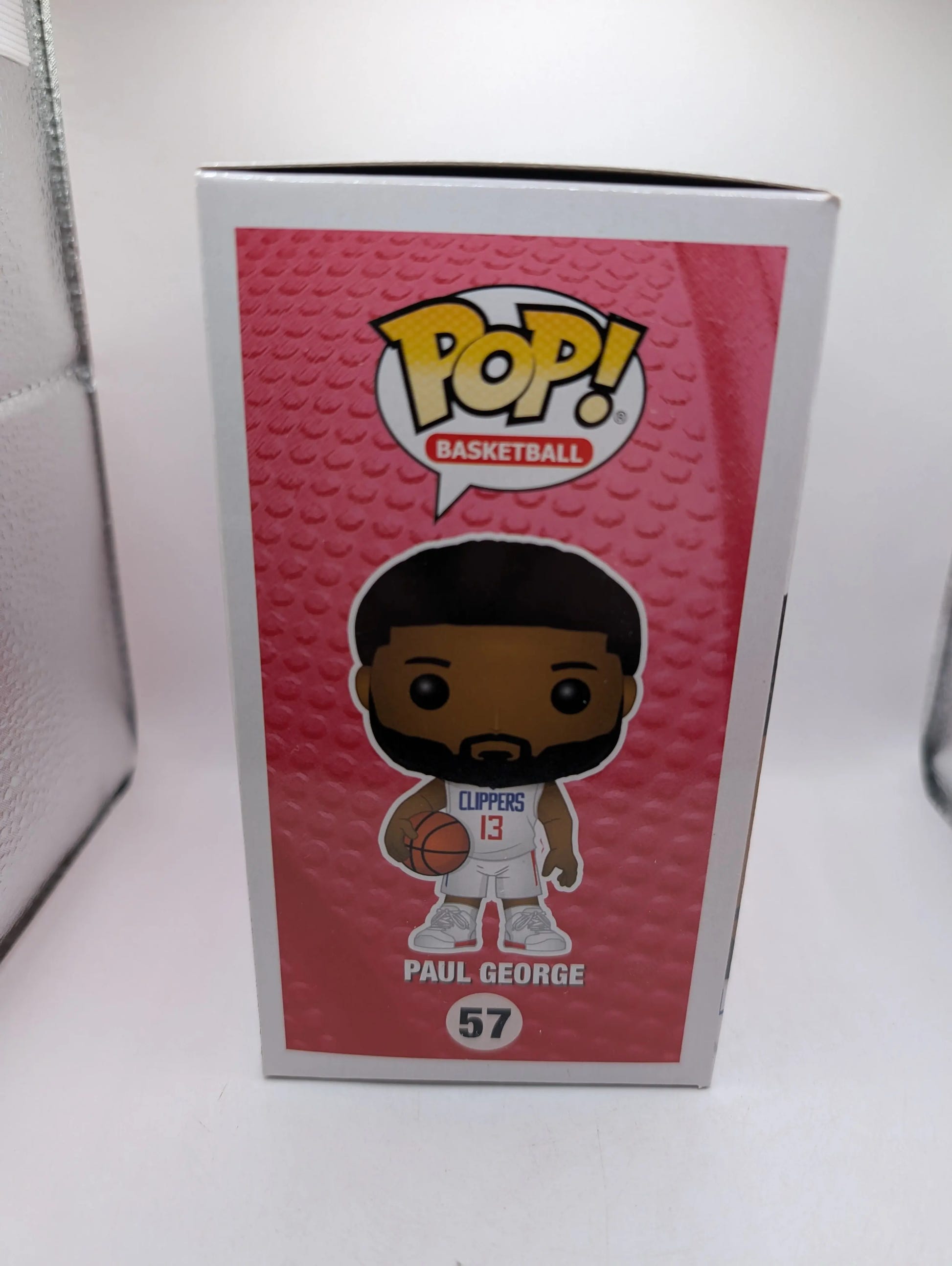 Funko POP! NBA #57 Paul George - LA Clippers - White Jersey (Vaulted), photo 2 image 2