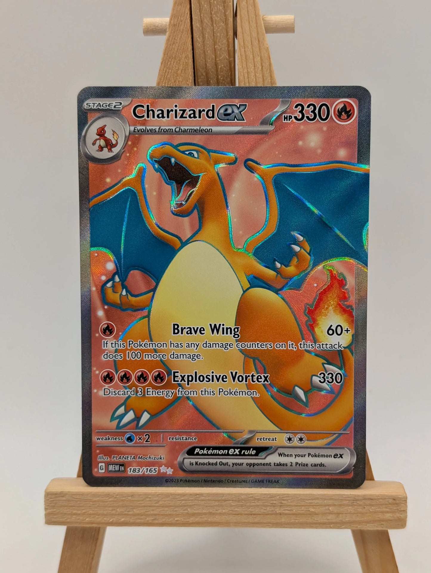 Pokémon TCG Charizard ex Scarlet & Violet-151 183/165 Holo Ultra Rare FRENLY BRICKS - Open 7 Days