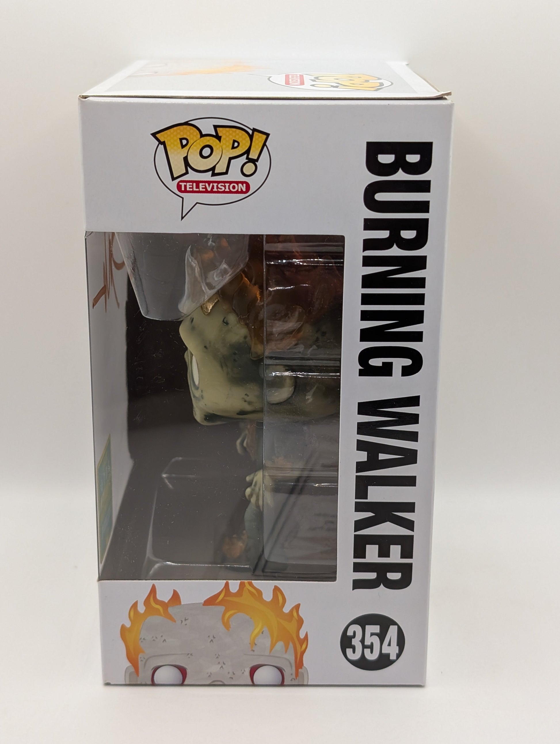 Funko Pop The Walking Dead - Burning Walker #354 Signed COA Greg Nicotero FRENLY BRICKS - Open 7 Days