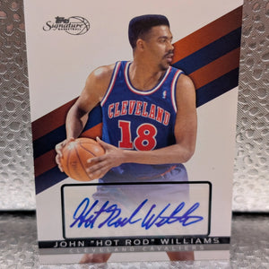 2009 NBA Topps Signature Basketball John Hot Rod Williams Knicks /750 FRENLY BRICKS - Open 7 Days