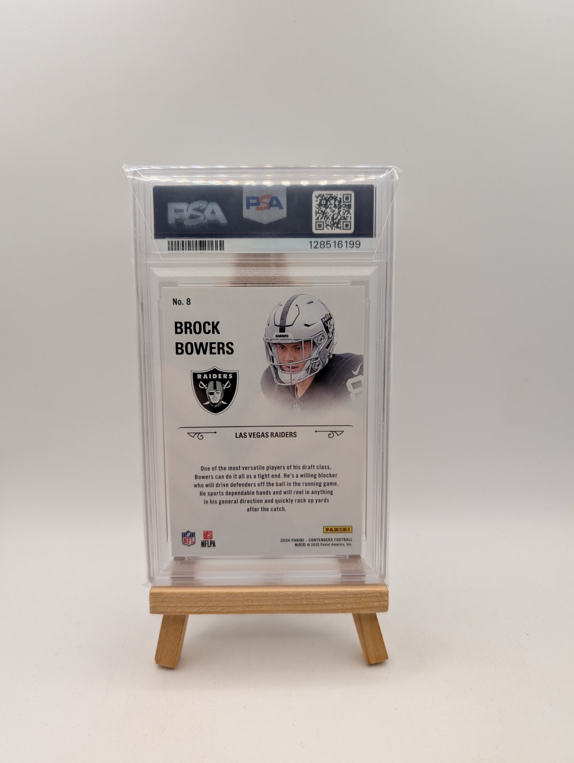 Brock Bowers RC 24 Panini Contenders Rookie Stallions #8 Bronze PSA 10 FRENLY BRICKS - Open 7 Days