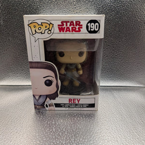 FUNKO Pop Vinyl Rey Star Wars #190 FRENLY BRICKS - Open 7 Days